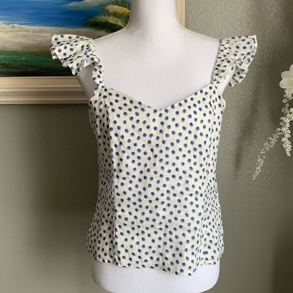 H&M ๐ฏ% Linen Corset Top Size Medium - Picture 14 of 16